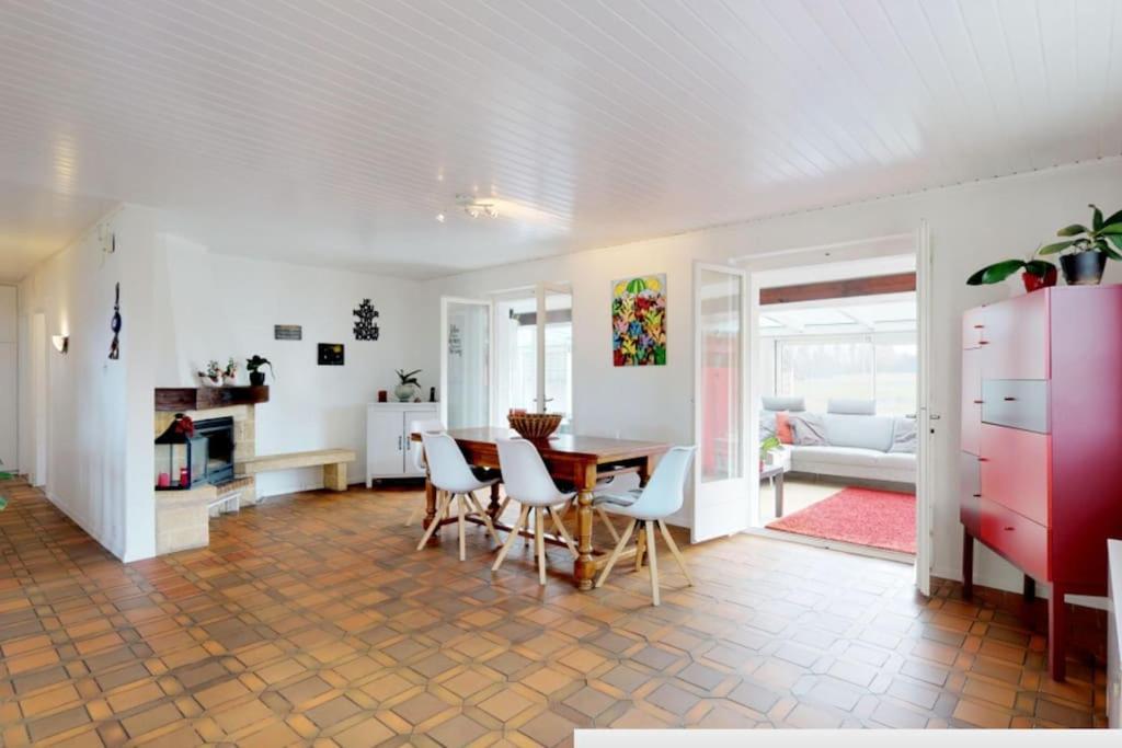 Cheerful With Fireplace, Bath-tub And Garden *